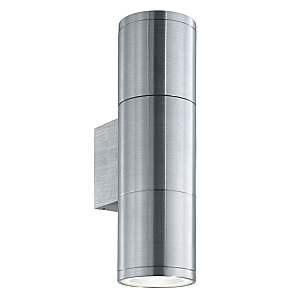 Уличный настенный светильник Ideal Lux Gun AP2 Small Alluminio 033013