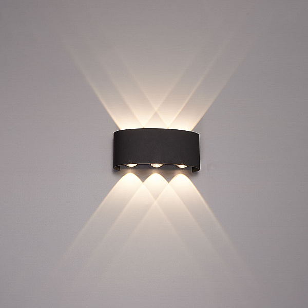 Уличный настенный светильник Arte Lamp Bosto A3722AL-6BK