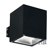 Уличный настенный светильник Ideal Lux Snif Square AP1 Nero 123080