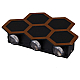 Архитектурный светильник Reluce 86222-9.2-005U LED5*1W BK+GD