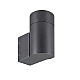 Уличный настенный светильник Arlight LGD-RAY-WALL-R65-12W Warm3000 (GR, 6 deg, 230V) (IP65 Металл) 049984(1)