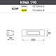 Уличный светодиодный светильник Fumagalli Nina 7C1.000.000.LYK1L