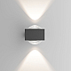 Уличный настенный светильник Elektrostandard Lenses серый 35191/W 4690389216459 a070452