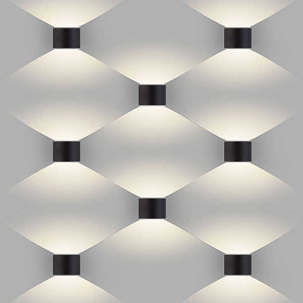 Уличный настенный светодиодный светильник Elektrostandard 1518 Techno LED Blade черный 4690389108938