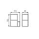 Фасадный светильник Kanlux VADRA 16L-UP 29010
