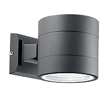 Уличный настенный светильник Ideal Lux Snif Round AP1 Antracite 061467
