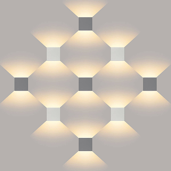 Уличный настенный светодиодный светильник Elektrostandard 1548 Techno LED Winner серый 4690389106262
