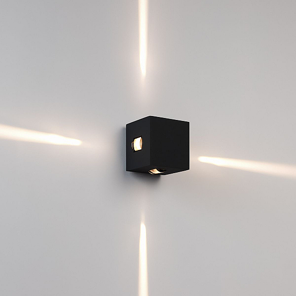 Уличный настенный светильник Arlight LGD-VERSATI-4x3W Day4000 (Черный, 4x3 deg, 230V) (IP65 Металл) 063927