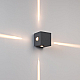 Уличный настенный светильник Arlight LGD-VERSATI-4x3W Warm3000 (Серый, 4x3 deg, 230V) (IP65 Металл) 060650