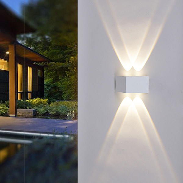 Уличный настенный светодиодный светильник Reluce 86856-9.2-001KT LED4W WT