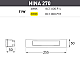 Уличный светодиодный светильник Fumagalli Nina 8C1.000.000.LYP1L