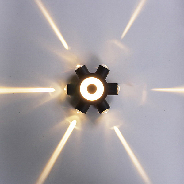 Архитектурный светильник Reluce 86973-9.2-007U LED2W+6*1W BK