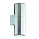 Уличный настенный светильник Ideal Lux Gun AP2 BIg Alluminio 033020