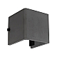 Уличный настенный светильник Arlight LGD-PERAN-WALL-S120x120-6W Warm3000 (BK, 0-80 deg, 230V) (IP65 Бетон) 051748