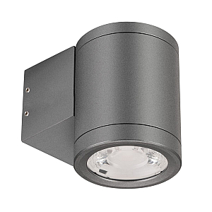 Уличный настенный светильник Arlight LGD-RAY-WALL-R65-9W Warm3000 (GR, 23 deg, 230V) (IP65 Металл) 038153(1)