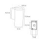 Уличный настенный светильник Arte Lamp Torcular A1307AL-1BK