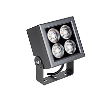 Прожектор Arlight KT-BLOCK-S130x130-15W RGBW-Day (Графит, 36 deg, 24V, DMX512) (IP66 Металл) 063038