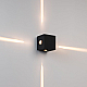 Уличный настенный светильник Arlight LGD-VERSATI-4x3W Warm3000 (Черный, 4x3 deg, 230V) (IP65 Металл) 063928