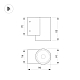 Уличный настенный светильник Arlight LGD-RAY-WALL-R65-9W Warm3000 (GR, 23 deg, 230V) (IP65 Металл) 038153(1)