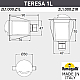 Уличный встраиваемый светильник Fumagalli Teresa 2L1.000.000.AXZ1L
