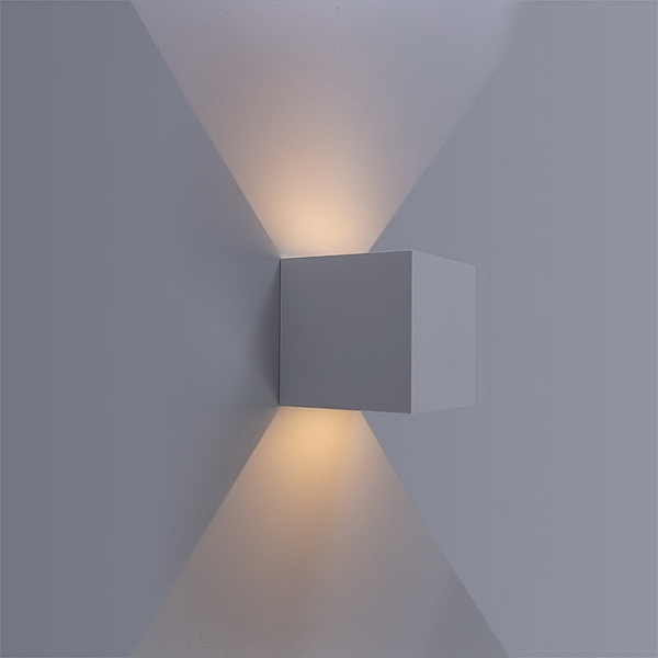 Уличный настенный светодиодный светильник Arte Lamp Rullo A1414AL-1WH