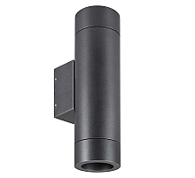Уличный настенный светильник Arlight LGD-RAY-WALL-TWIN-R65-2x12W Warm3000 (GR, 6 deg, 230V) (IP65 Металл) 044231(1)