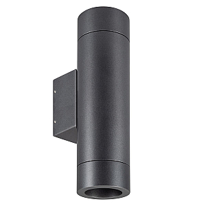 Уличный настенный светильник Arlight LGD-RAY-WALL-TWIN-R65-2x12W Warm3000 (GR, 6 deg, 230V) (IP65 Металл) 044231(1)
