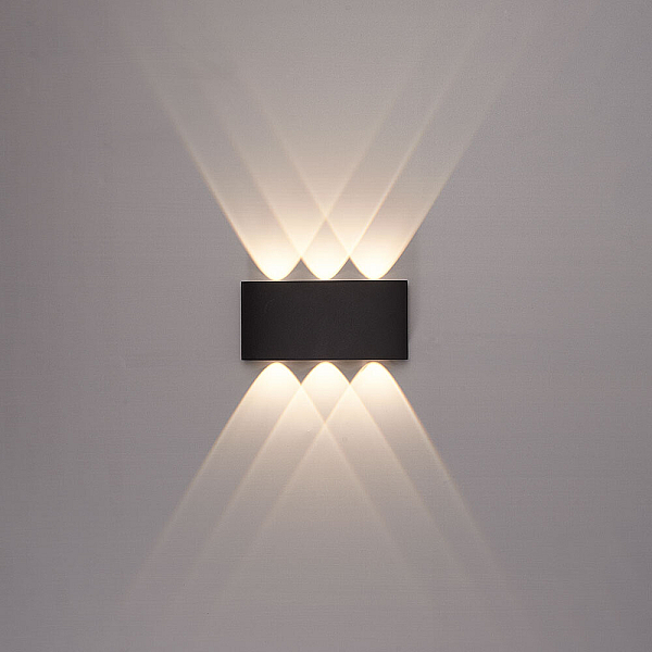 Уличный настенный светильник Arte Lamp Bosto A3722AL-6BK