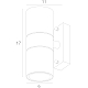 Уличный настенный светильник Arte Lamp Sonaglio A3302AL-2WH