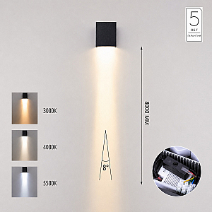 Уличный настенный светильник Odeon Light Nature Arrow 7188/5WLP