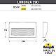 Светильник для подсветки лестниц Fumagalli Lorenza AS2.000.000.BXK1L