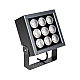 Прожектор Arlight KT-BLOCK-S185x185-36W RGBW-Day (Графит, 60 deg, 24V, DMX512) (IP66 Металл) 066390