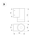 Уличный настенный светильник Arlight LGD-RAY-WALL-R65-12W Warm3000 (GR, 6 deg, 230V) (IP65 Металл) 049984(1)
