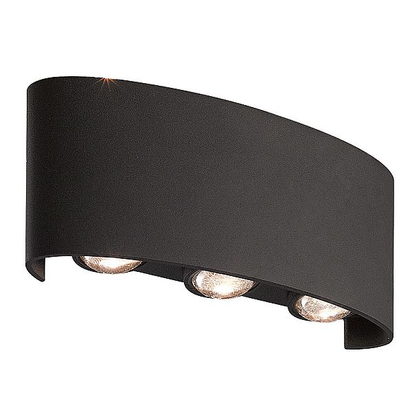 Уличный настенный светильник Arte Lamp Bosto A3722AL-6BK