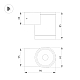 Уличный настенный светильник Arlight LGD-RAY-WALL-R65-9W Day4000 (GR, 23 deg, 230V) (IP65 Металл) 044852(1)