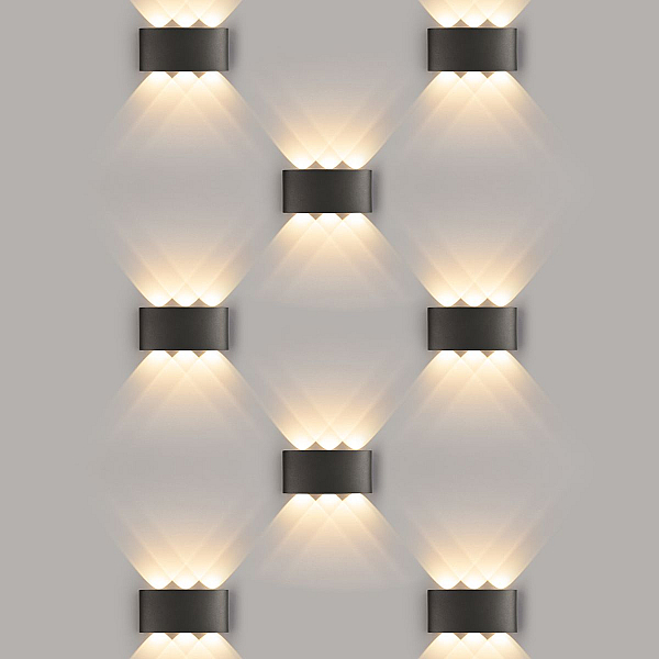 Настенный светильник Elektrostandard 1551 TECHNO LED TWINKY TRIO черный 4690389068027 a049671