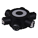Архитектурный светильник Reluce 86973-9.2-007U LED2W+6*1W BK