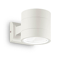 Уличный настенный светильник Ideal Lux Snif Round AP1 Bianco 144283