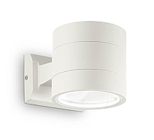 Уличный настенный светильник Ideal Lux Snif Round AP1 Bianco 144283