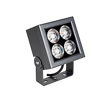 Прожектор Arlight KT-BLOCK-S130x130-15W RGBW-Day (Графит, 60 deg, 24V, DMX512) (IP66 Металл) 066387