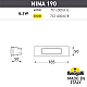 Светильник для подсветки лестниц Fumagalli Nina 7C1.000.000.BYK1L