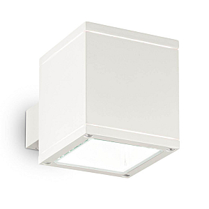 Уличный настенный светильник Ideal Lux Snif Square AP1 Bianco 144276