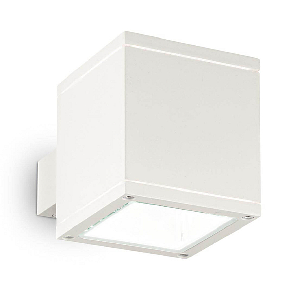 Уличный настенный светильник Ideal Lux Snif Square AP1 Bianco 144276