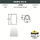 Фасадный светильник Fumagalli Marta 1A4.000.000.LXU1L