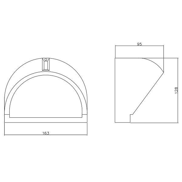 Уличный светильник Arte Lamp Urban A2801AL-1GY