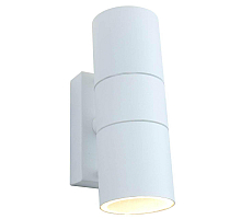 Уличный настенный светильник Arte Lamp Sonaglio A3302AL-2WH