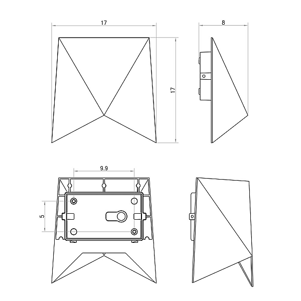Уличный настенный светильник Arte Lamp Busta A1609AL-1BK