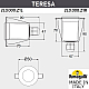 Уличный встраиваемый светильник Fumagalli Teresa 2L0.000.000.LXZ1L