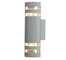 Уличный настенный светильник Arte Lamp Metro A8162AL-2GY