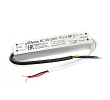 Трансформатор для светодиодной ленты Feron LB007 20Вт 12В IP67 48052